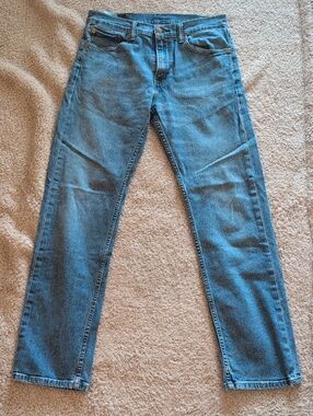 Levis 505 30x32 Light Wash Stretch Denim Men's Jeans